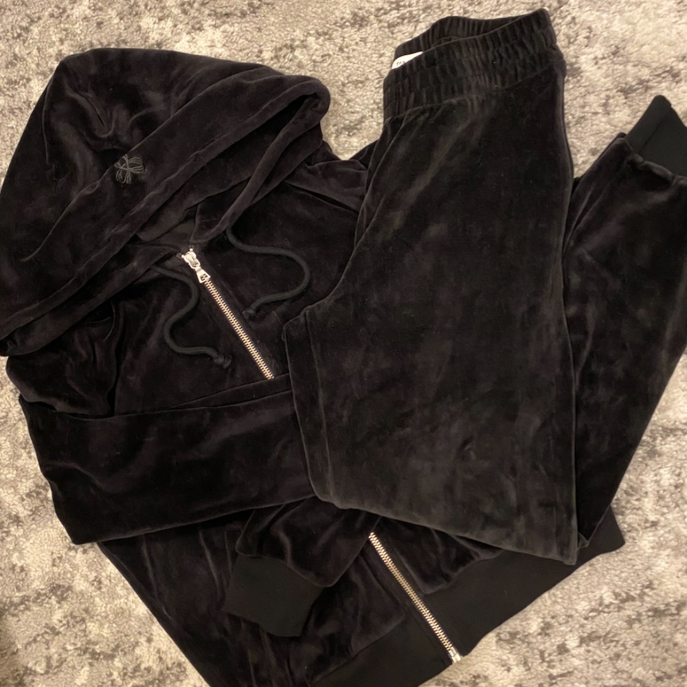 Velour Tracksuit Set